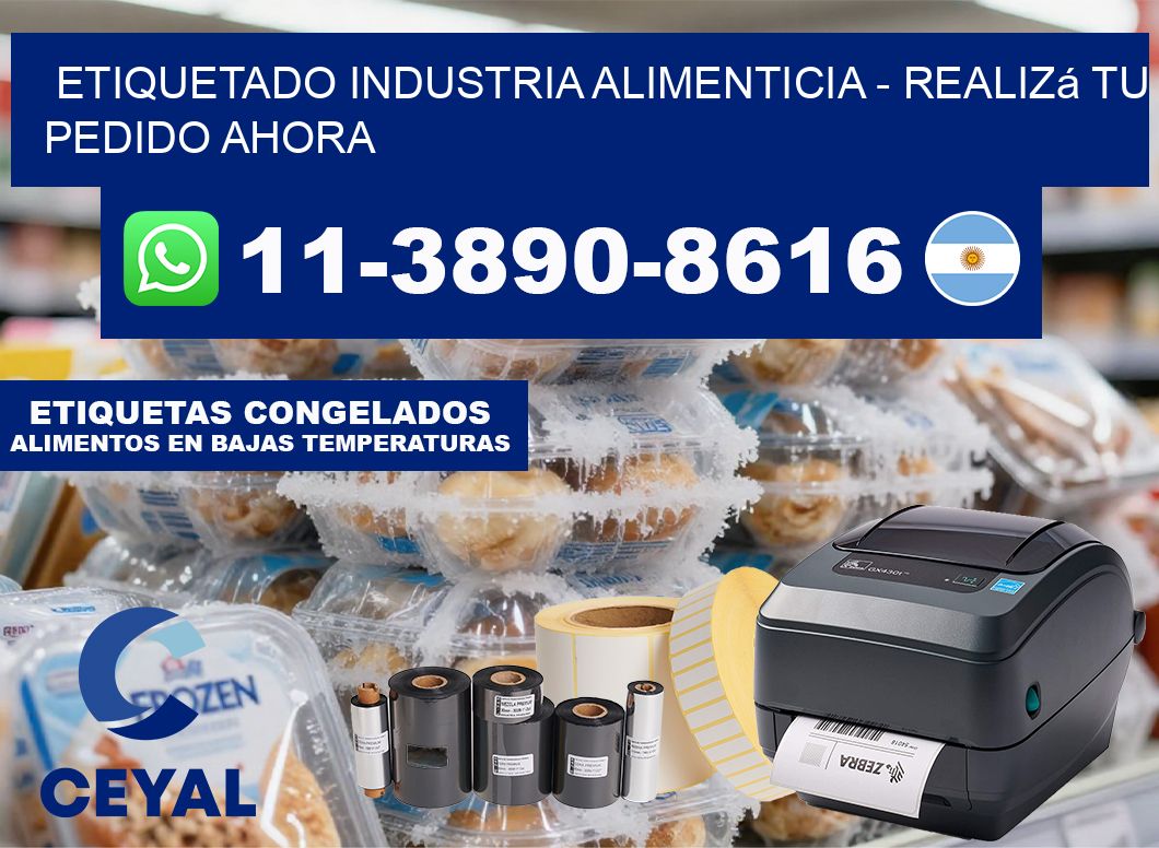 ETIQUETADO INDUSTRIA ALIMENTICIA – Realizá tu pedido ahora