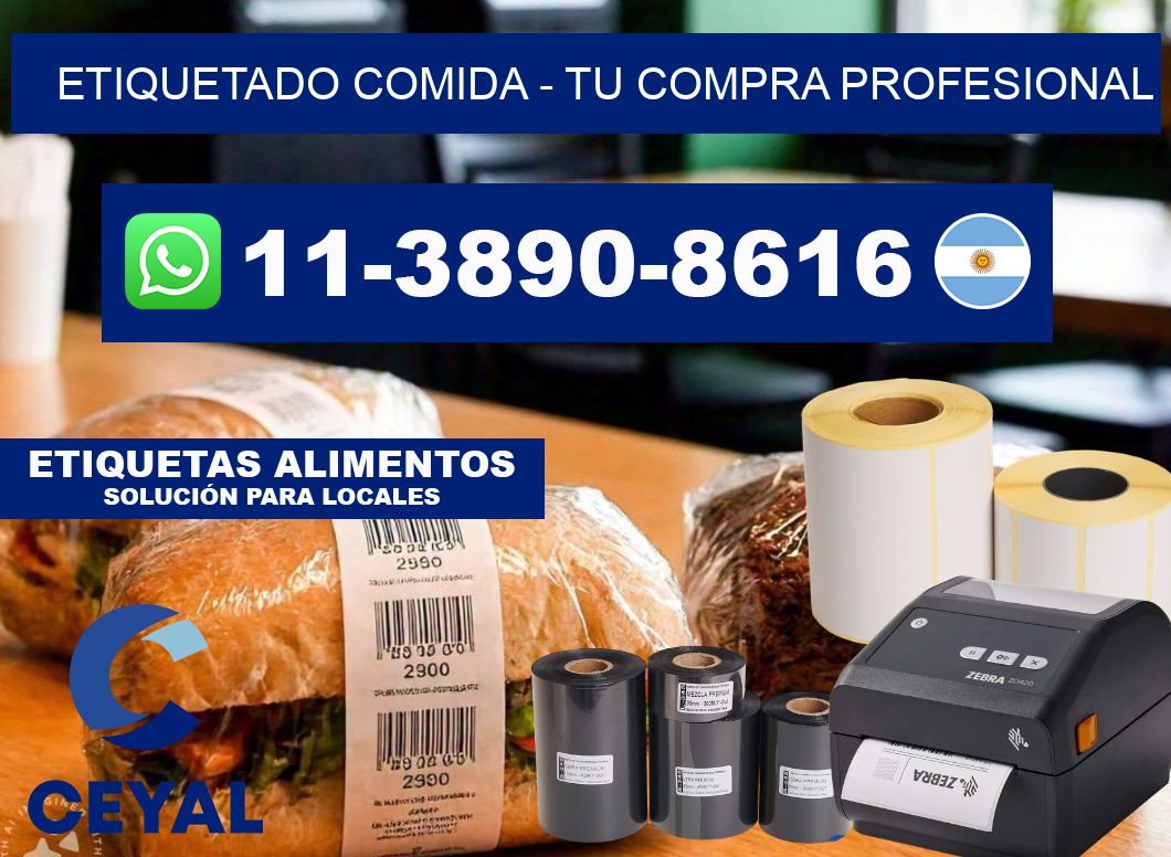 Etiquetado comida - Tu compra profesional