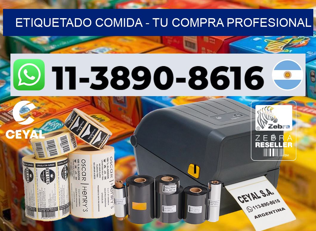 Etiquetado comida - Tu compra profesional