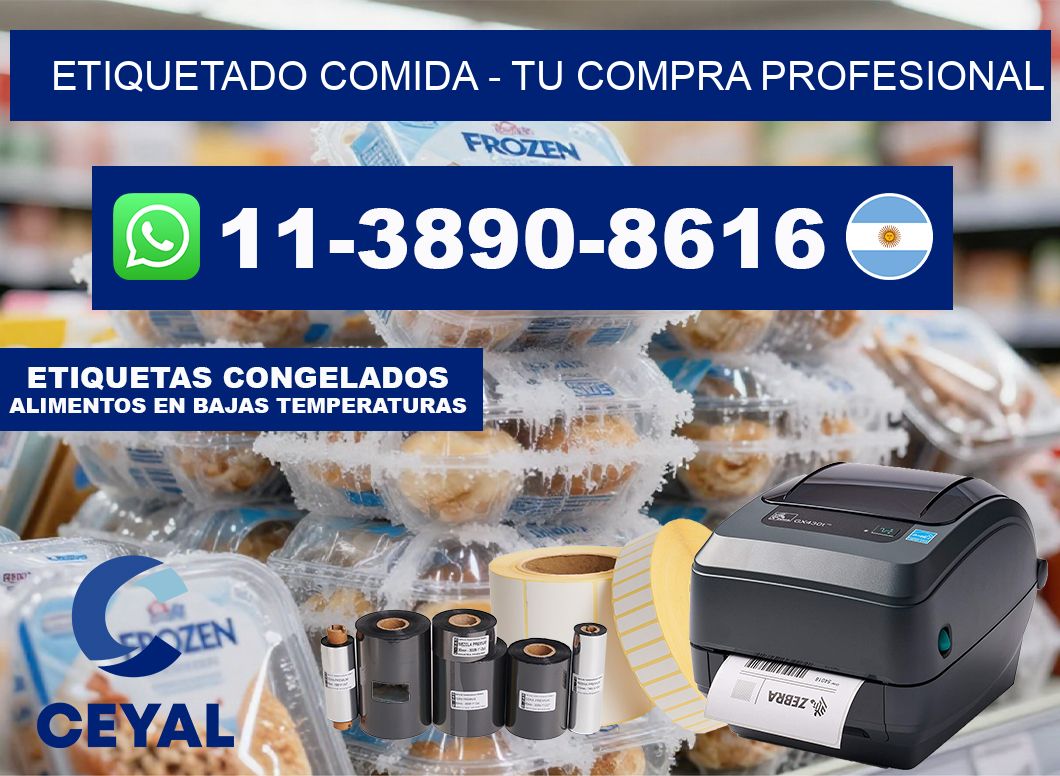 Etiquetado comida – Tu compra profesional