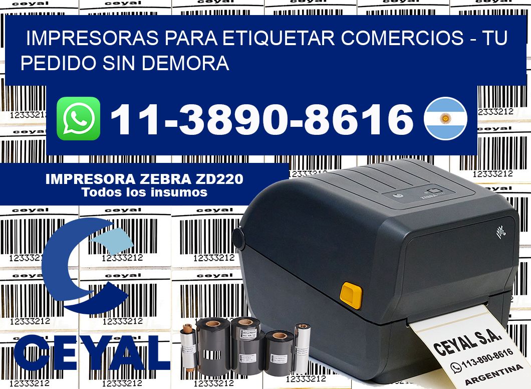 IMPRESORAS PARA ETIQUETAR COMERCIOS - Tu pedido sin demora