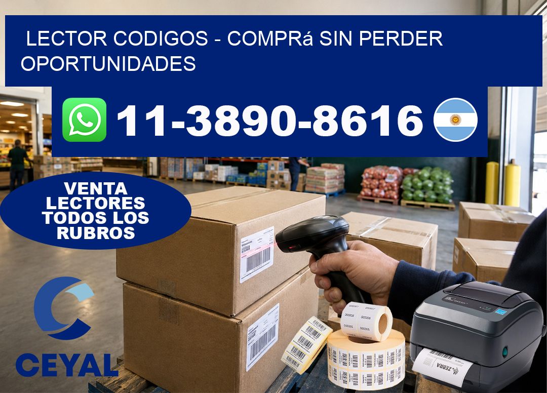 LECTOR CODIGOS - Comprá sin perder oportunidades