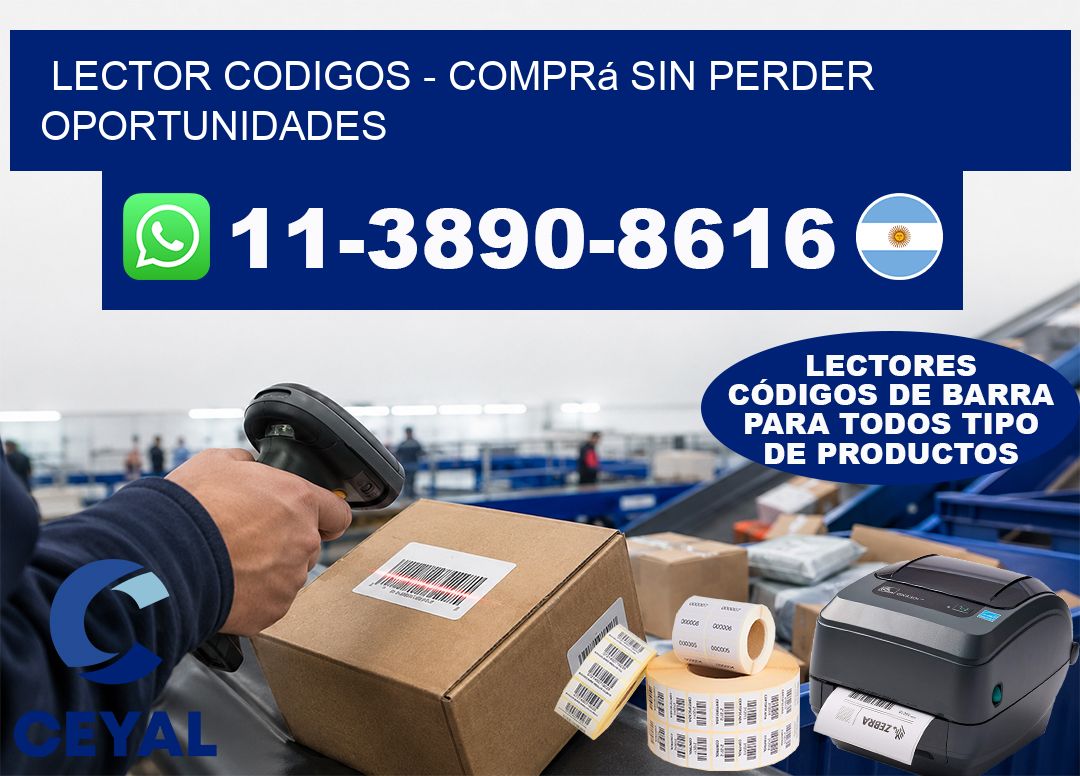 LECTOR CODIGOS - Comprá sin perder oportunidades