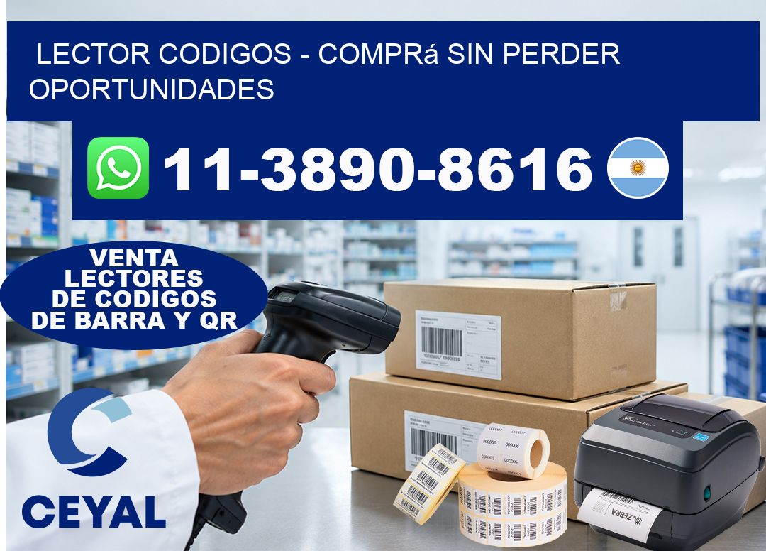 LECTOR CODIGOS - Comprá sin perder oportunidades