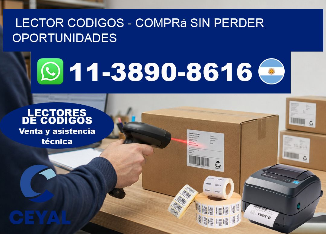 LECTOR CODIGOS - Comprá sin perder oportunidades