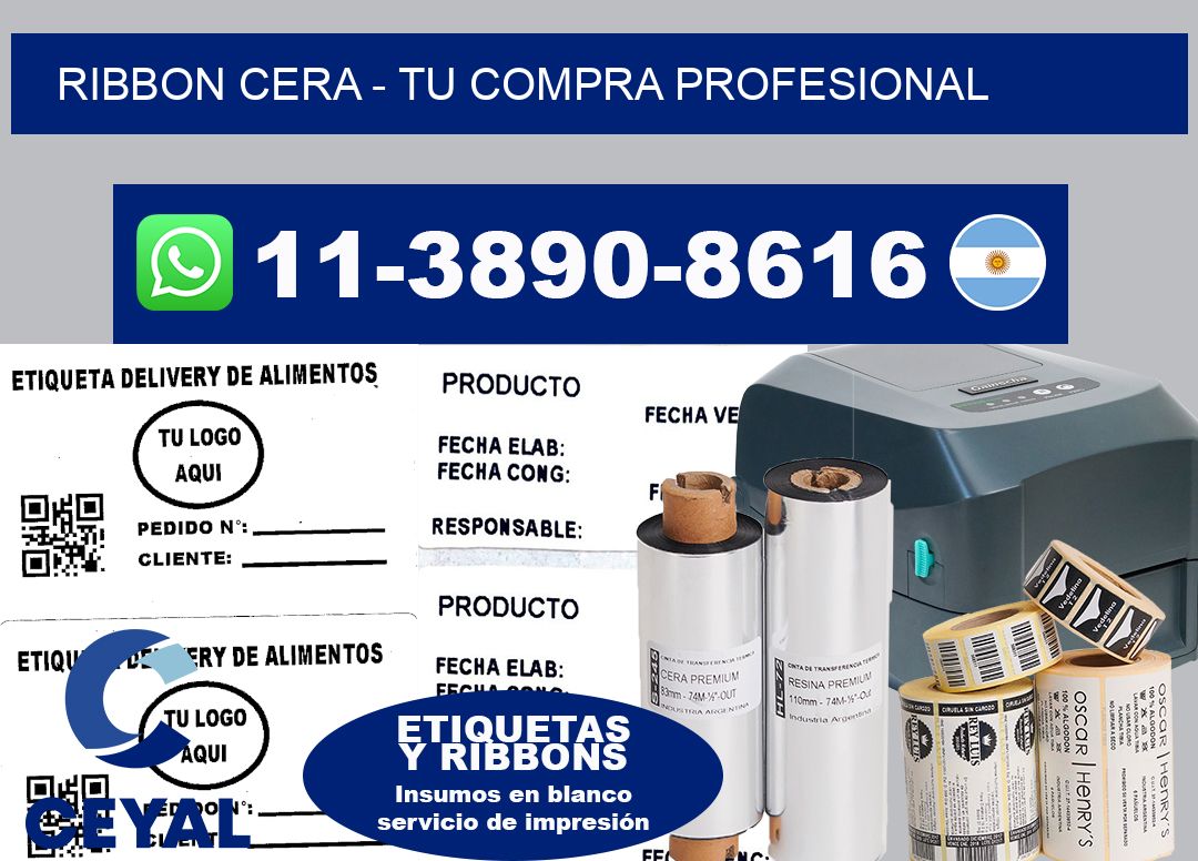Ribbon cera - Tu compra profesional