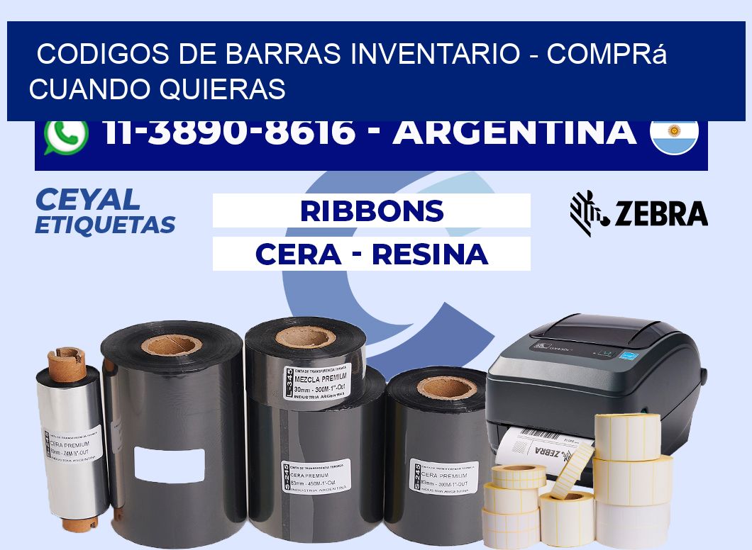 codigos de barras inventario - Comprá cuando quieras