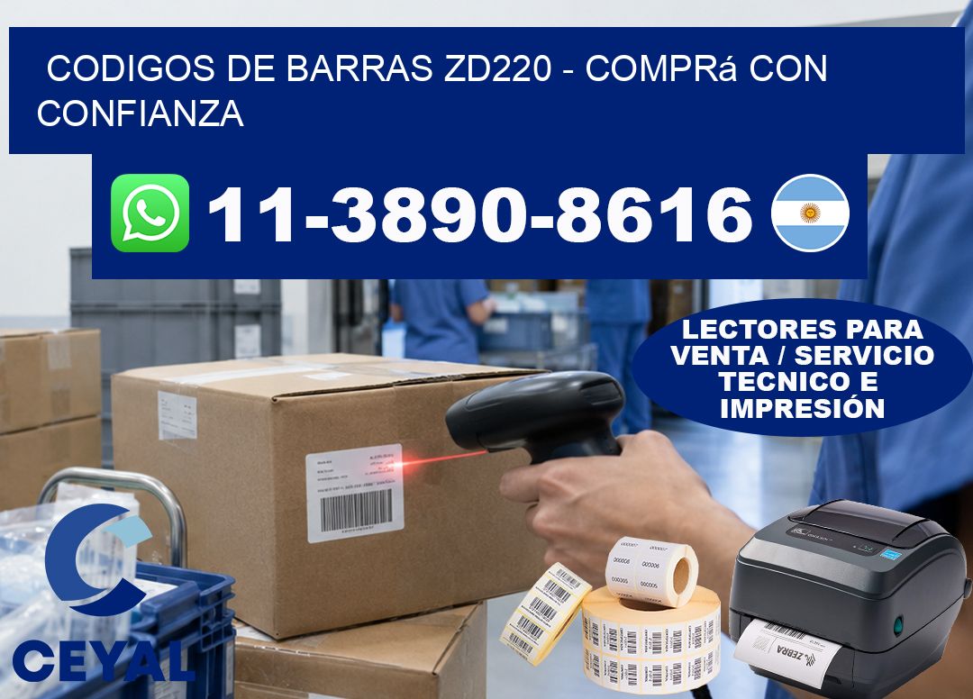 codigos de barras zd220 - Comprá con confianza