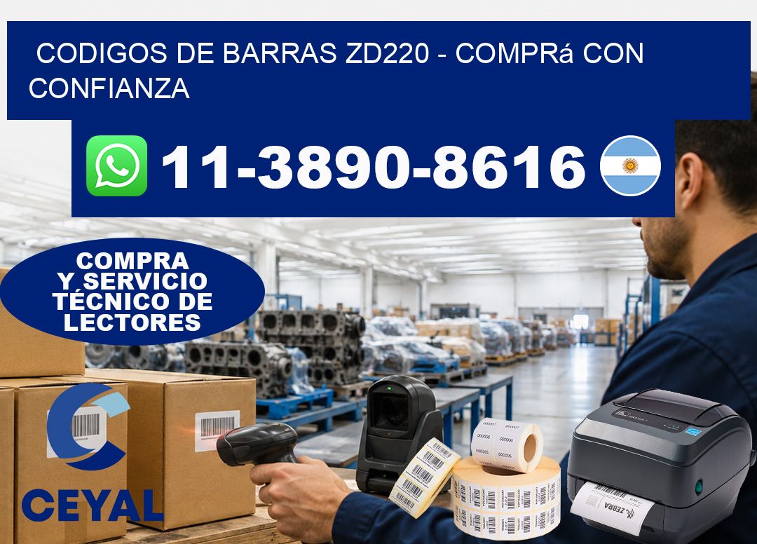 codigos de barras zd220 - Comprá con confianza