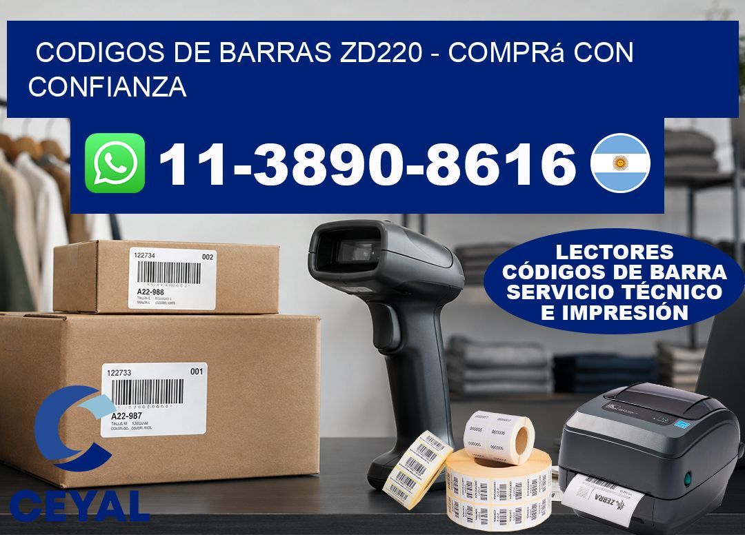 codigos de barras zd220 - Comprá con confianza