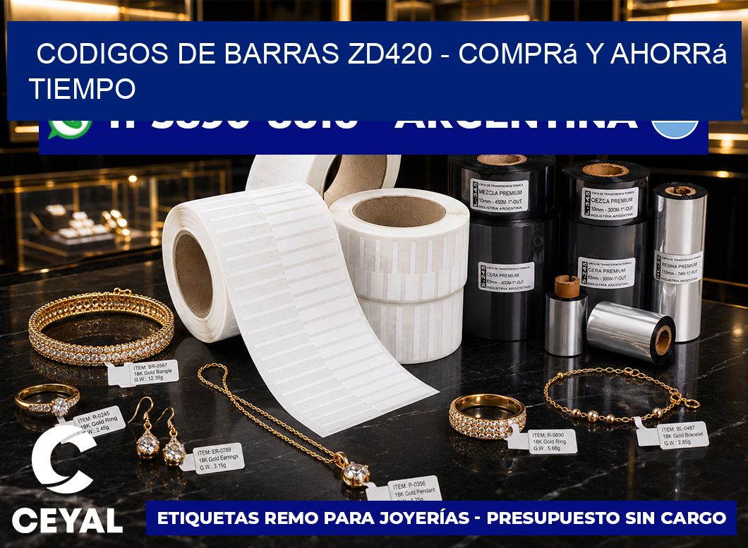 codigos de barras zd420 - Comprá y ahorrá tiempo