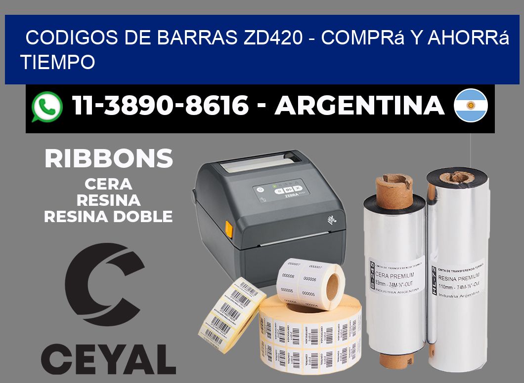 codigos de barras zd420 - Comprá y ahorrá tiempo