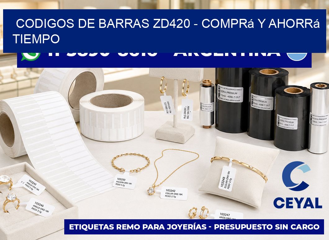 codigos de barras zd420 – Comprá y ahorrá tiempo
