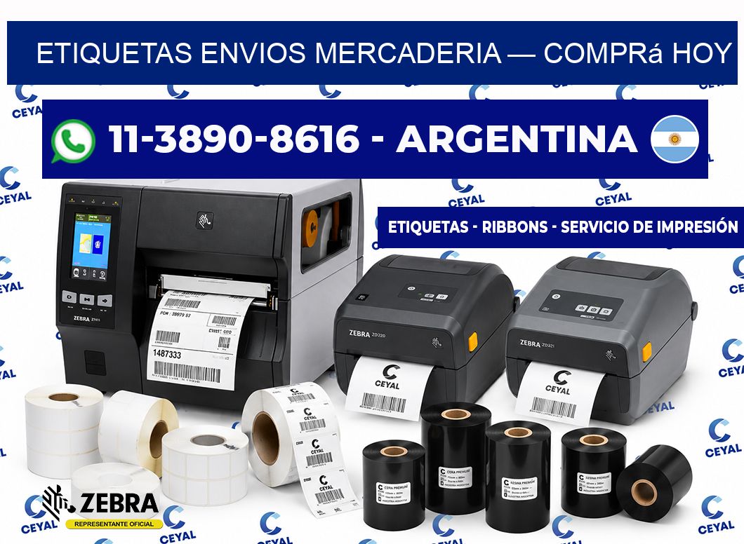 etiquetas envios mercaderia — Comprá hoy