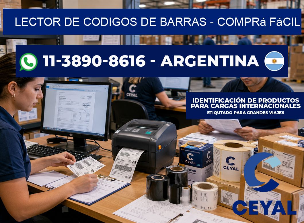 lector de codigos de barras - Comprá fácil