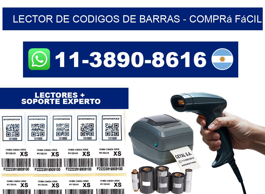 lector de codigos de barras - Comprá fácil