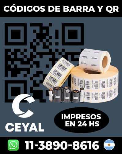 Códigos de barras Profesionales - Entrega en el día