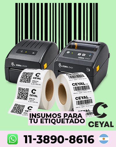 Etiquetas de poliamida para indumentaria ZEBRA ZT 200